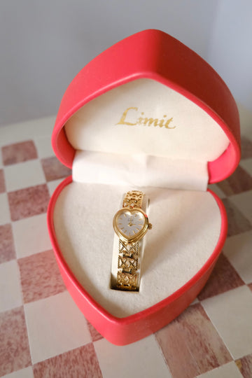 Limit Gold Plated Heart Watch