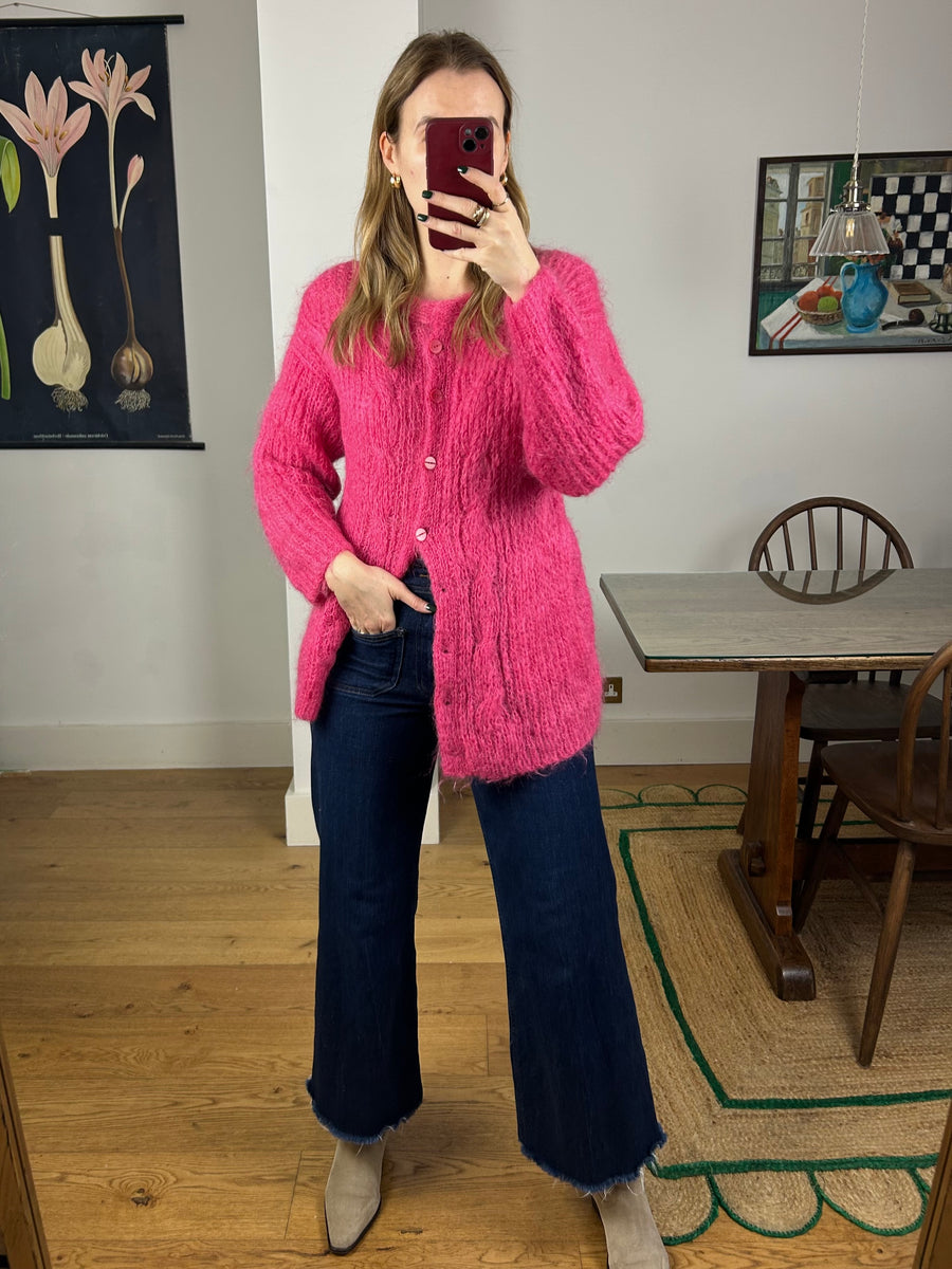 Pink Mohair Jumper - S
