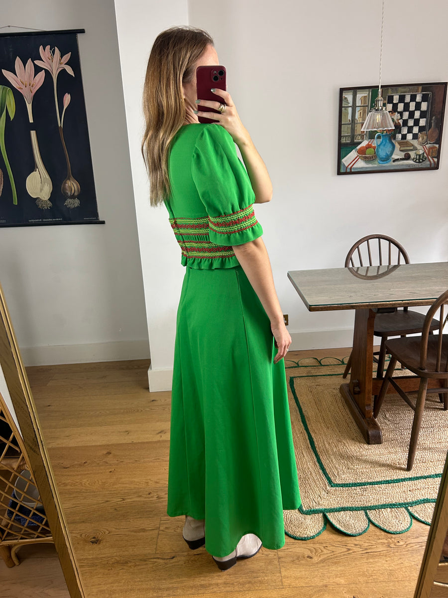 Green Maxi Dress - UK 10