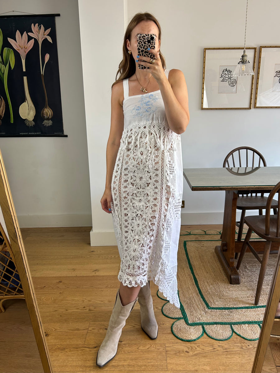 Reworked Lace Dress - UK 8