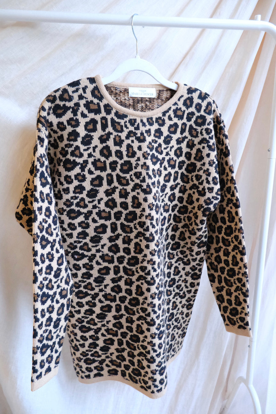 Leopard Knit Jumper - S