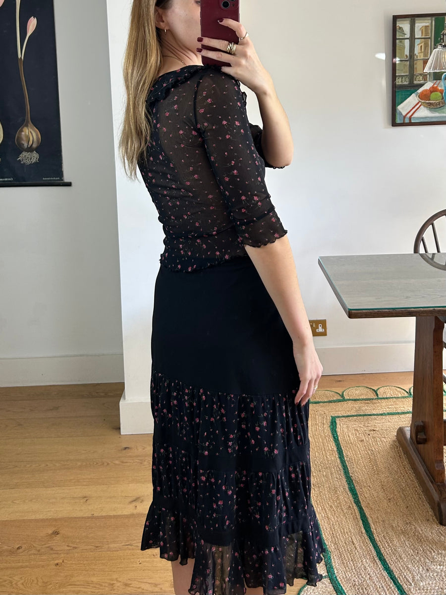 Rose Floral Co-Ord - UK 8
