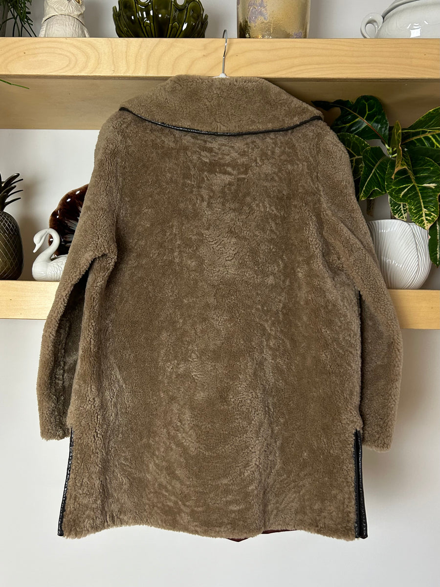 Sheepskin Teddy Coat - S/M
