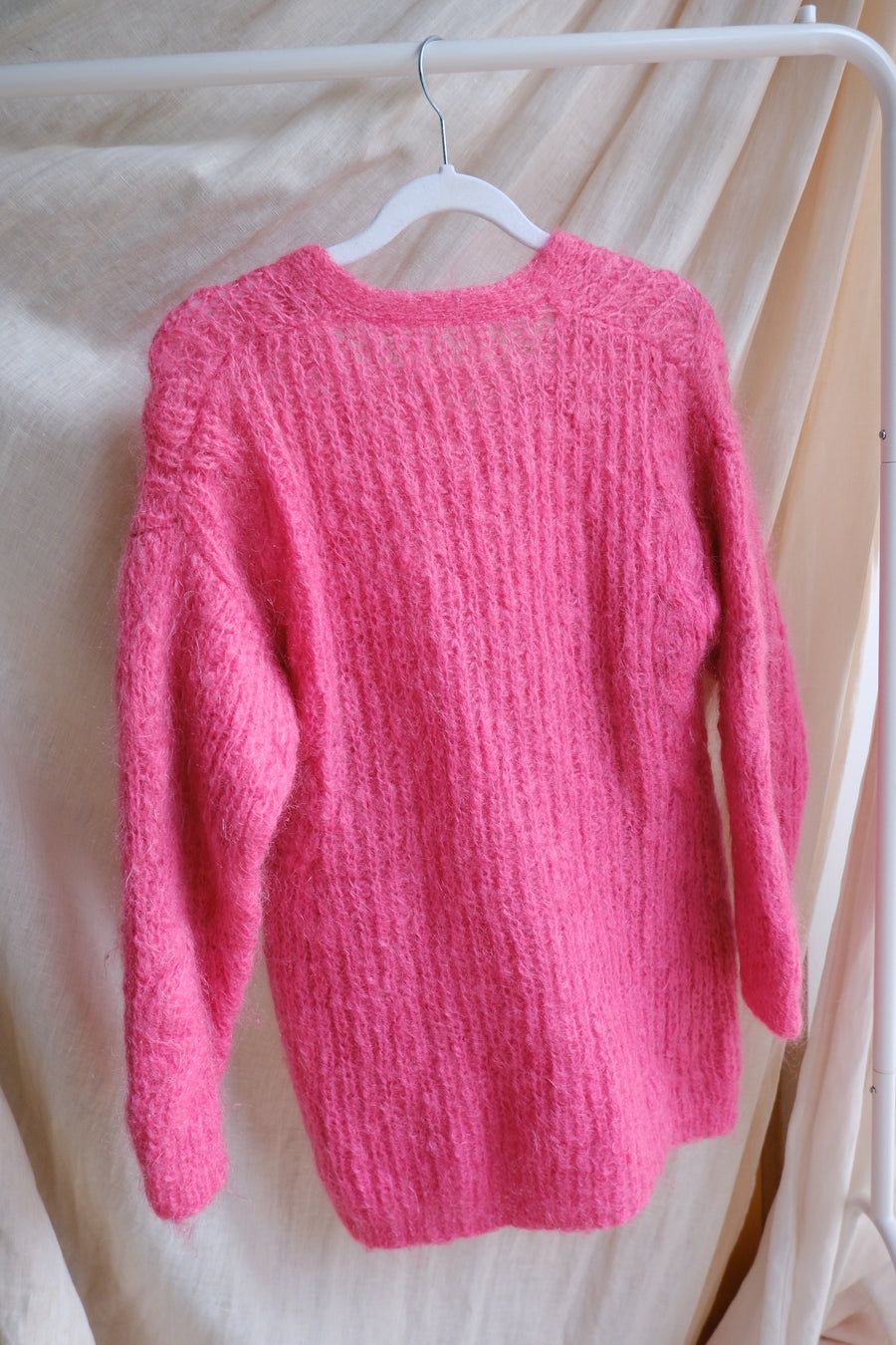 Pink Mohair Jumper - S