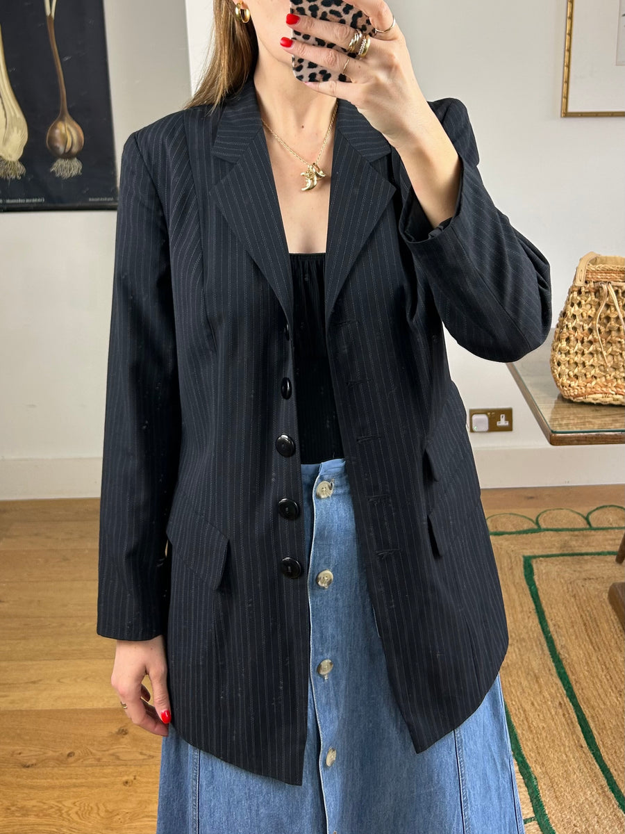Pinstripe Blazer - S/M