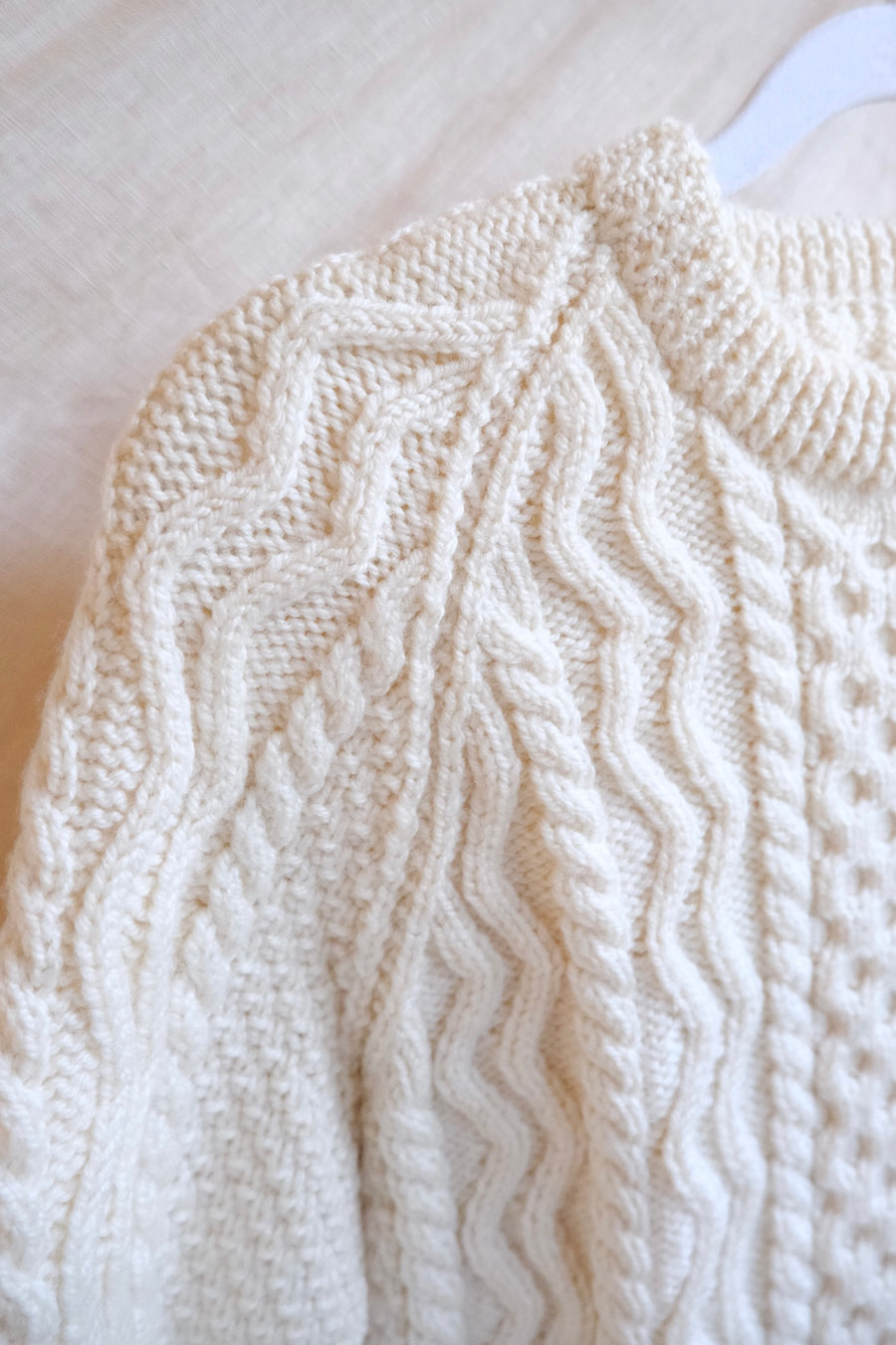 Cable Knit Jumper - S