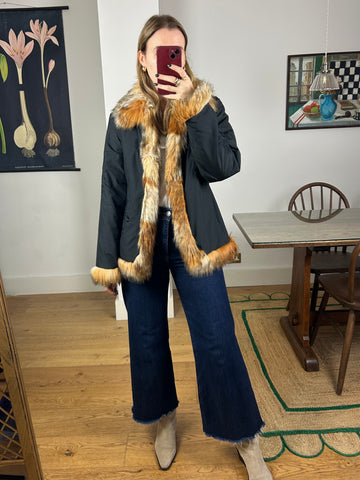 Embroidered Penny Lane Coat - S-M