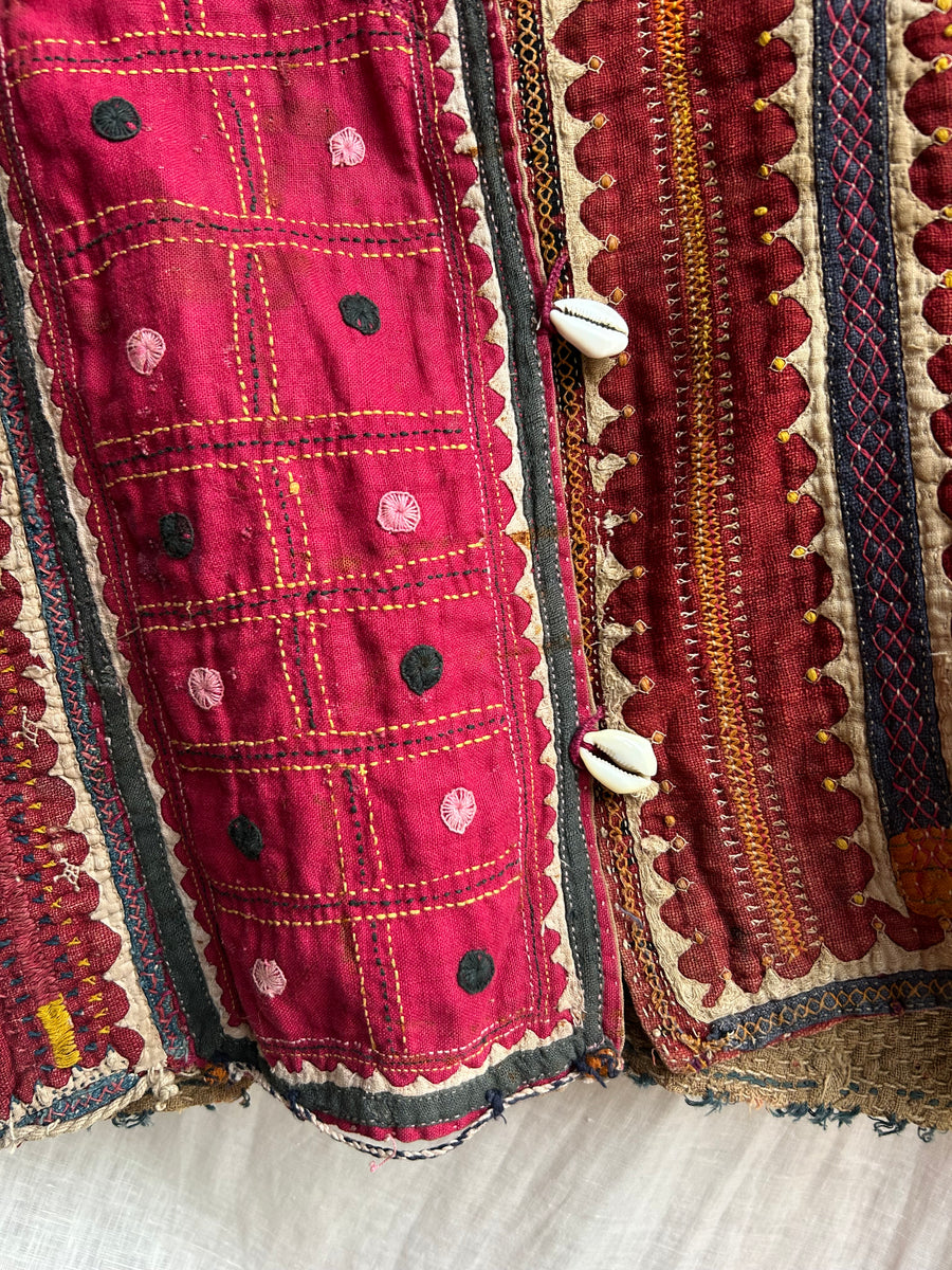 Embroidered Antique Waistcoat - M/L