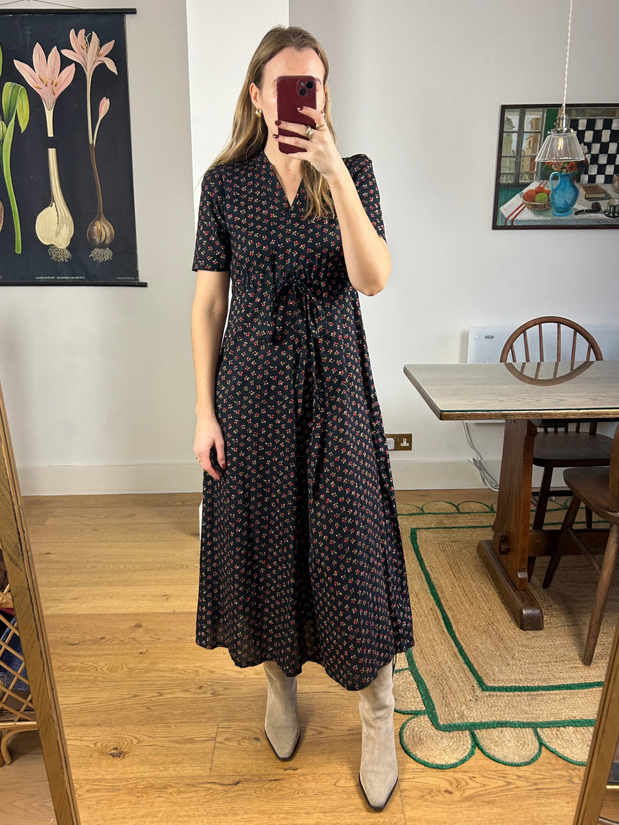 Cherry Print Dress - UK 8/10