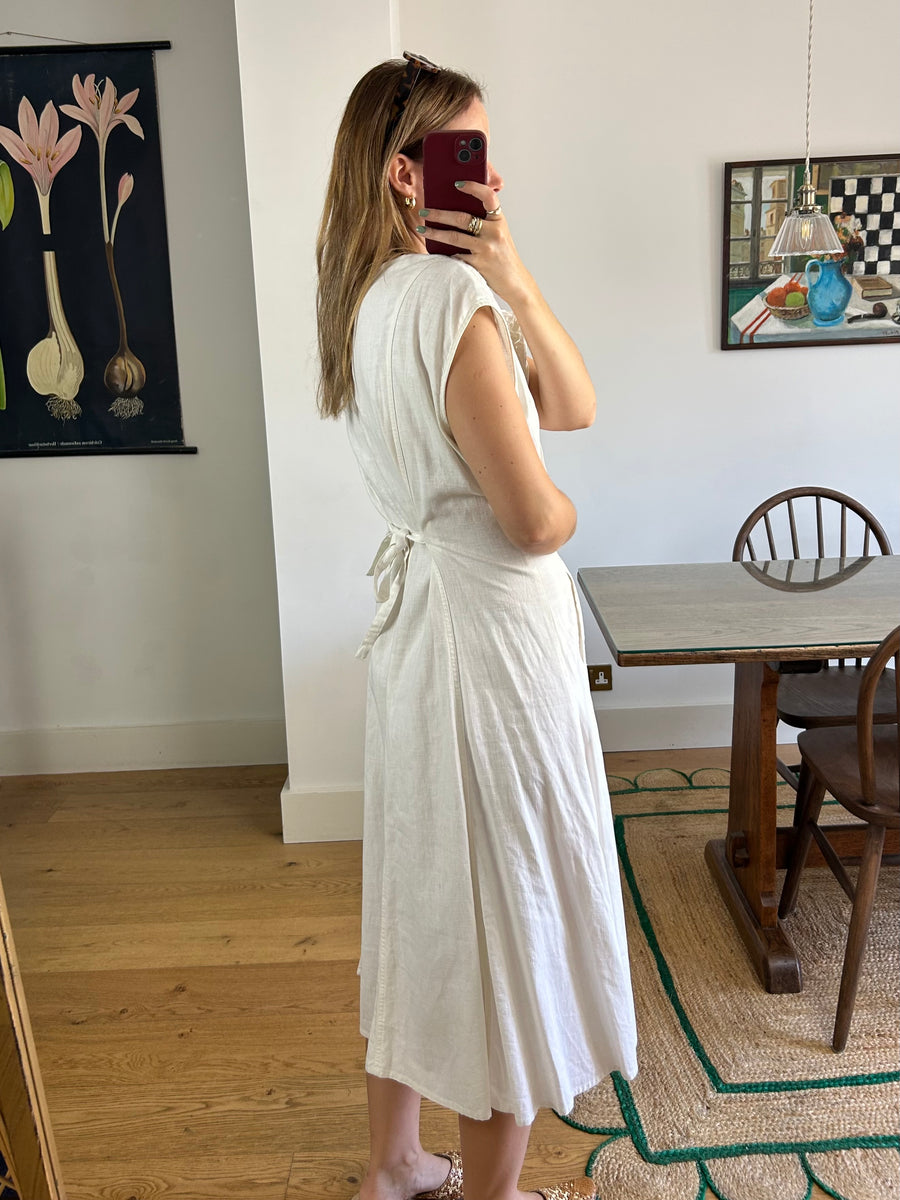 Linen Button-Down Dress - UK 18