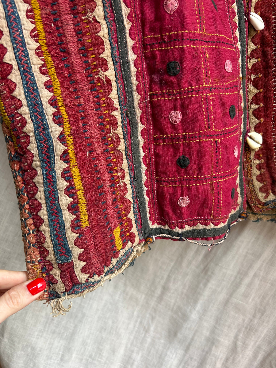 Embroidered Antique Waistcoat - M/L