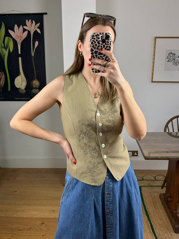 Embroidered Waistcoat - M