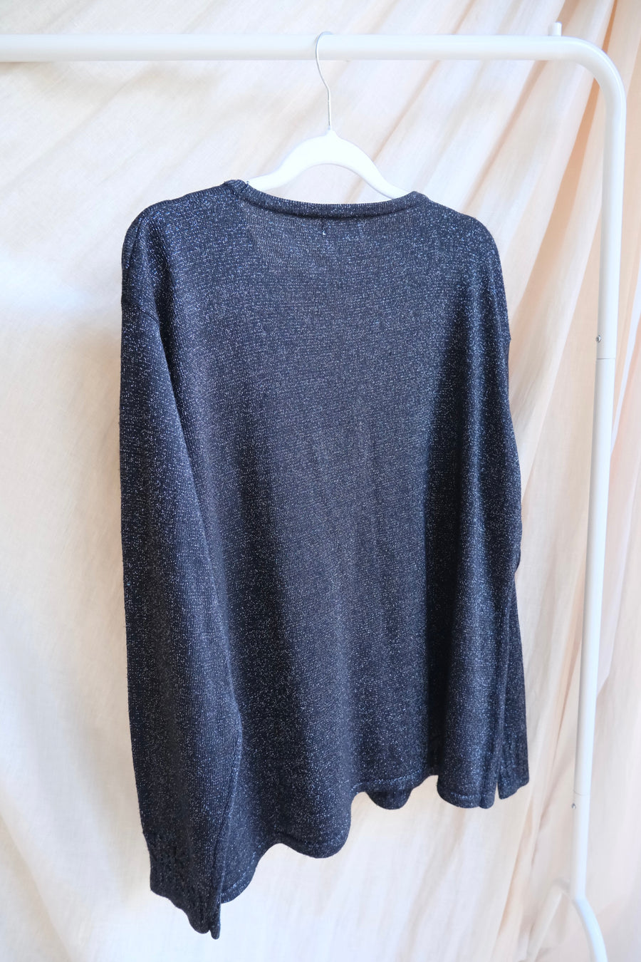 Glitter & Beaded Cardigan - L