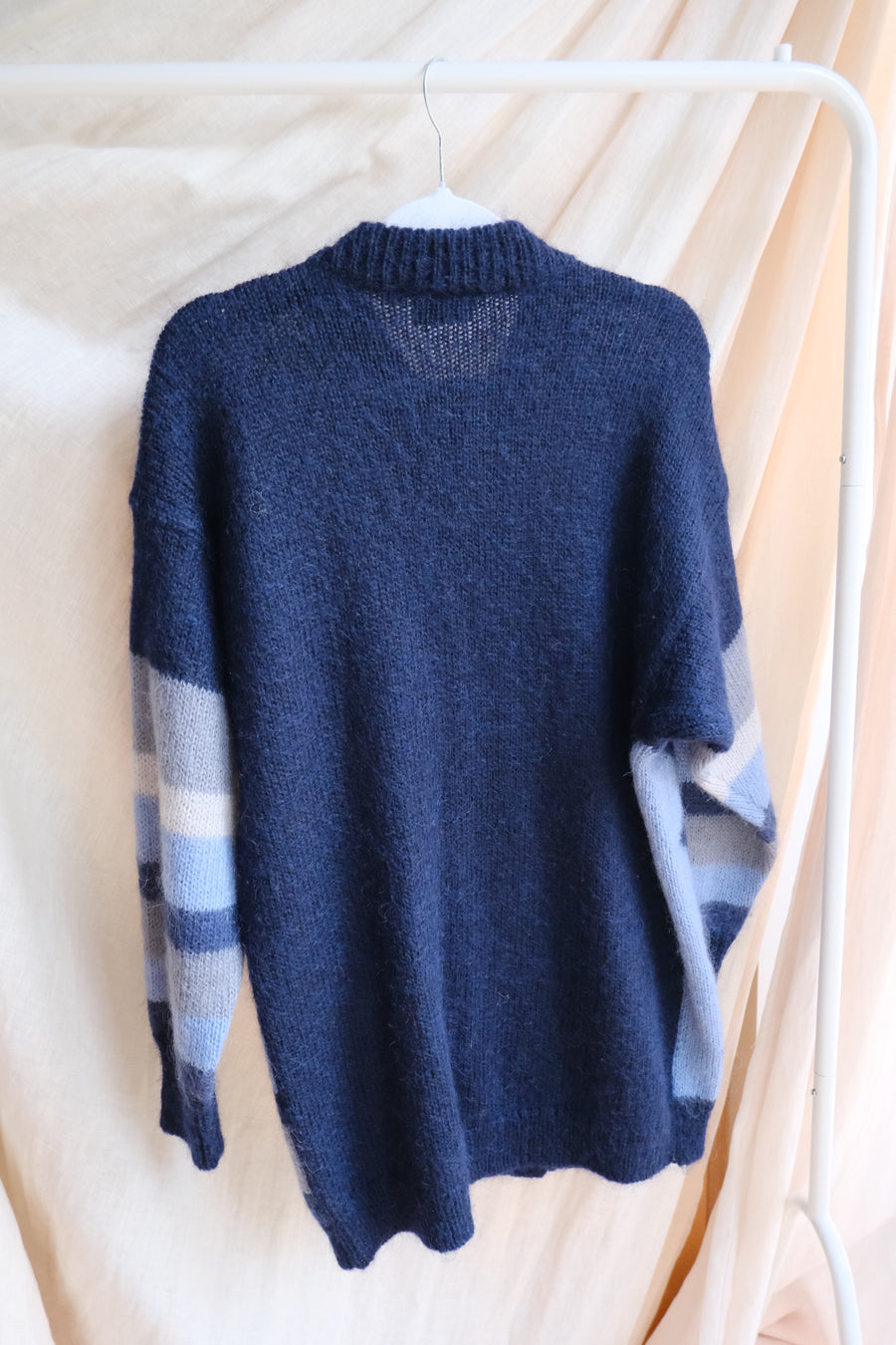 Pattern Mohair Cardigan - S-M