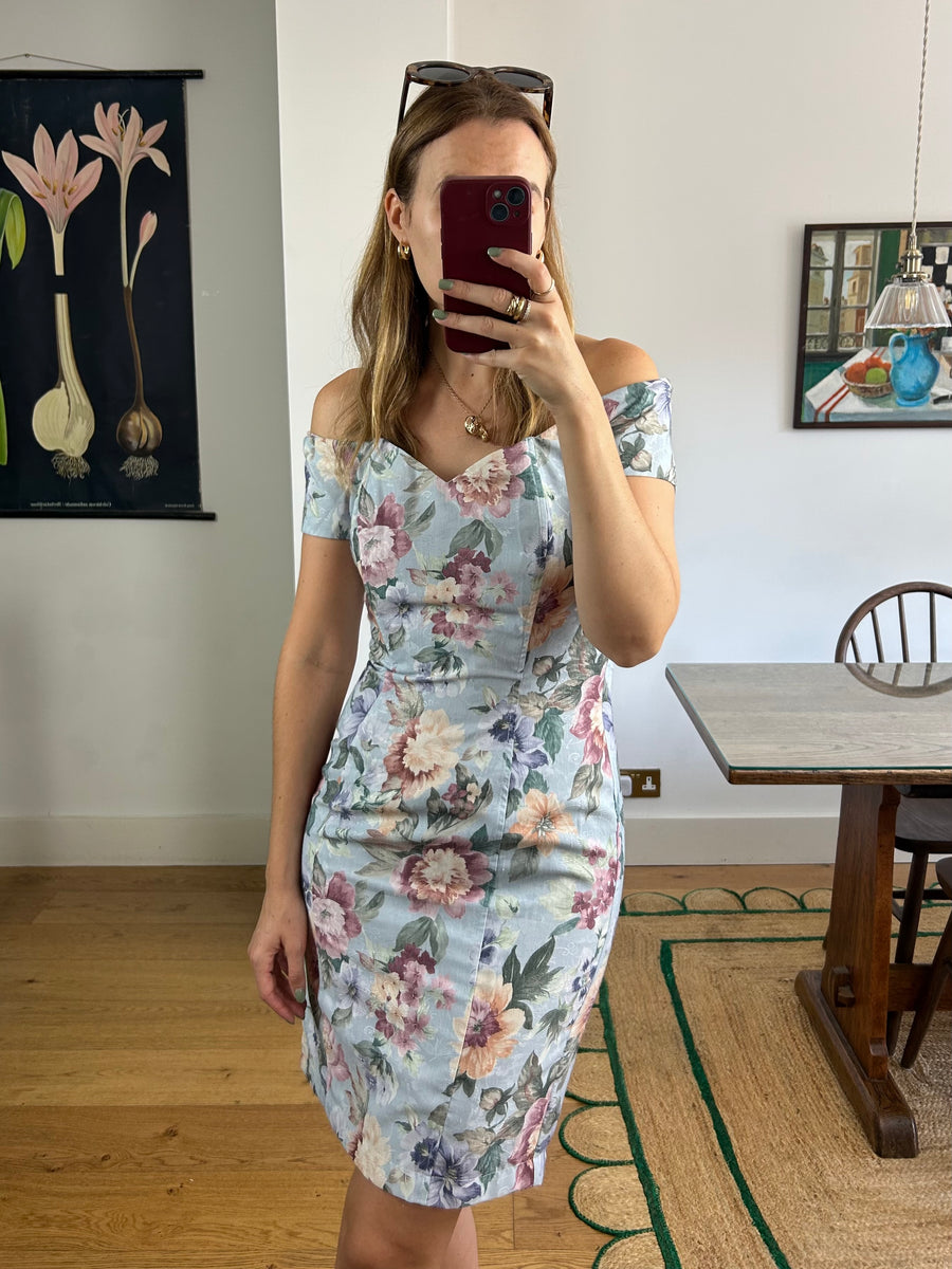 Floral Party Dress - UK 8
