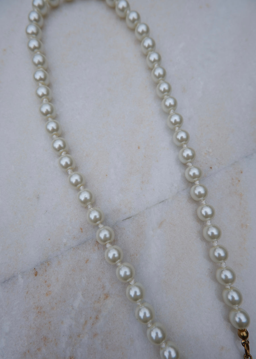 Pearl Fish Pendant Necklace