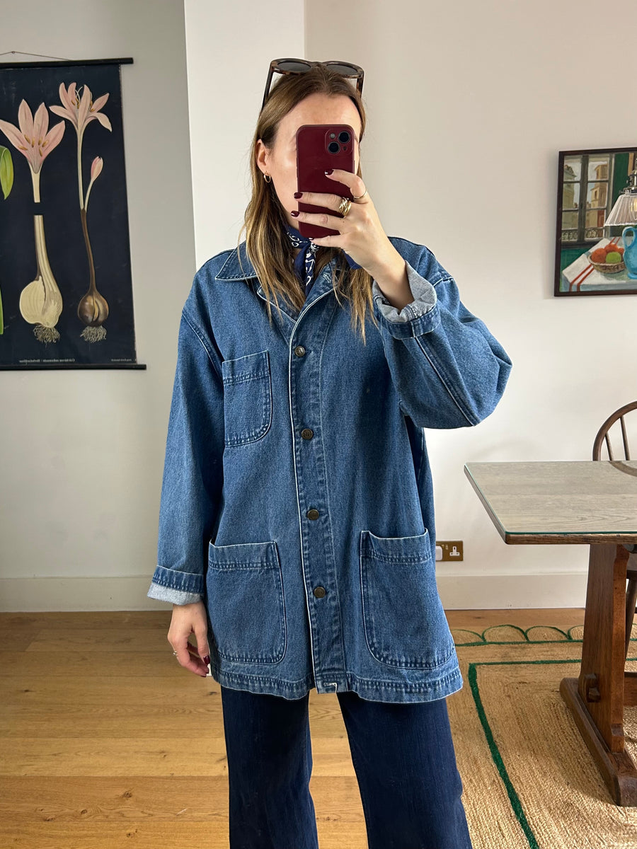Denim Chore Jacket - L