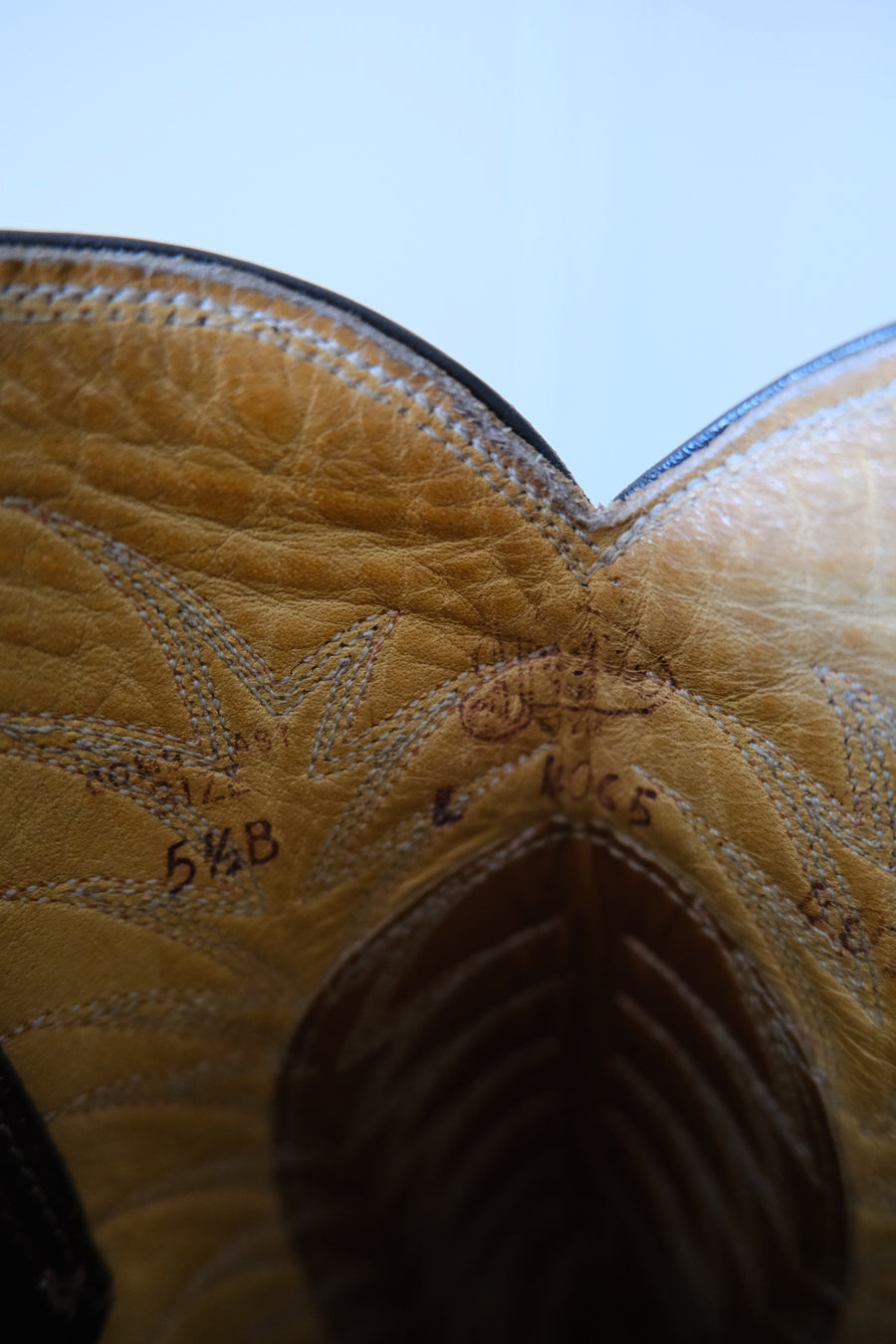 Black & Brown Cowboy Boots - UK 3