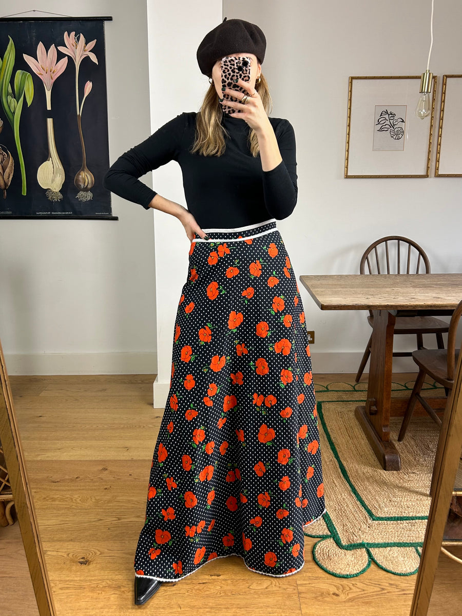 Poppy Maxi Skirt UK 10 Tall – VintageInclined