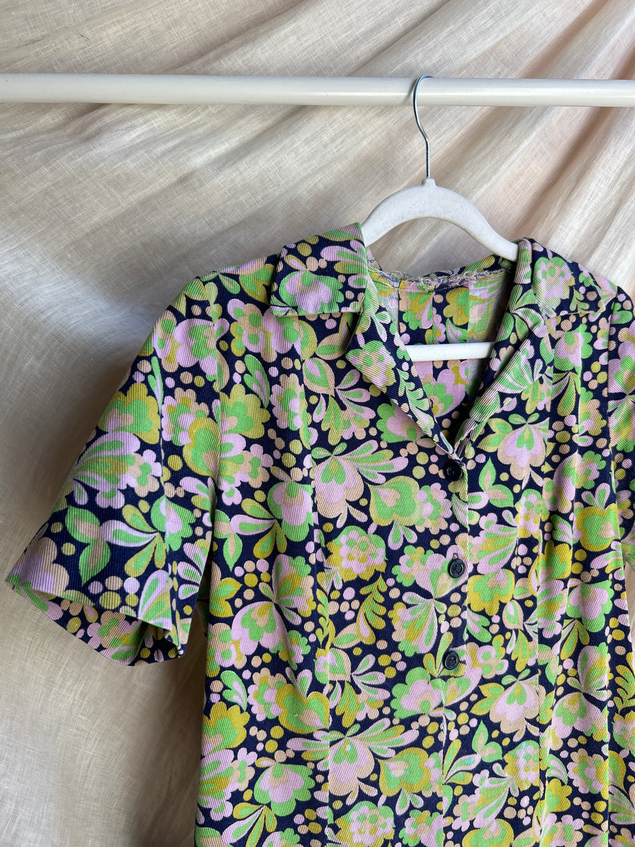 Psychedelic Print Dress - UK 12