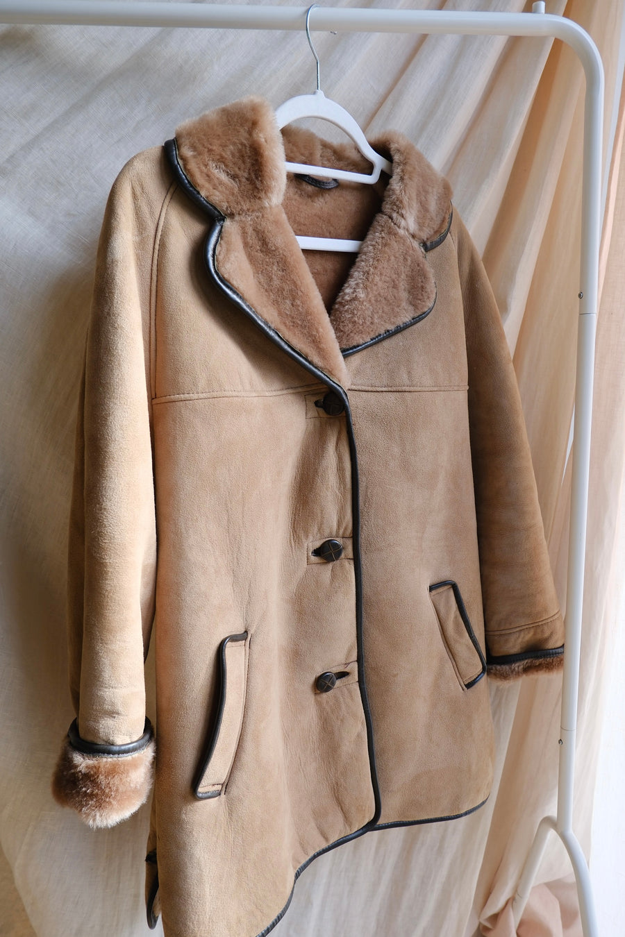 Suede Sheepskin Coat - S