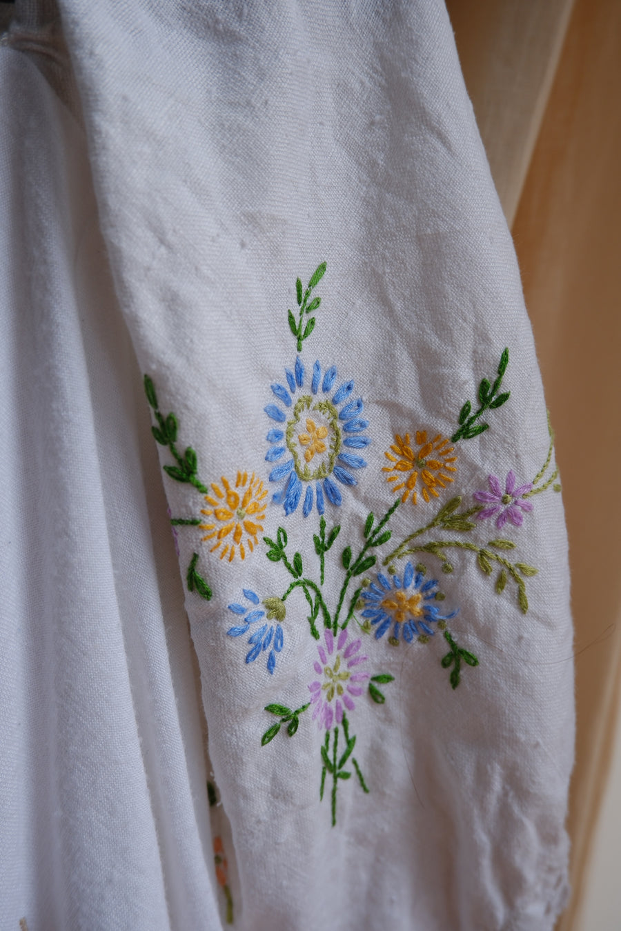 Reworked Embroidered Top - S/M