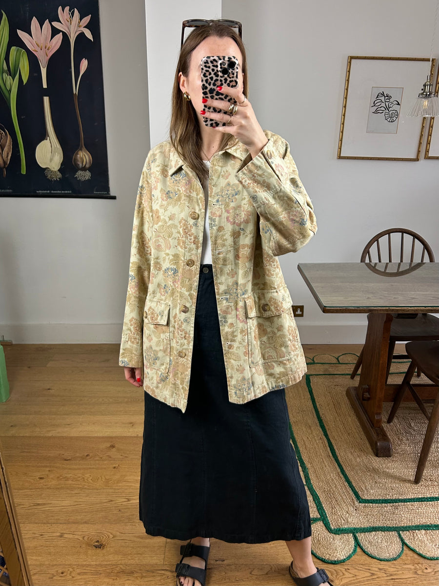 Floral Chore Jacket - L