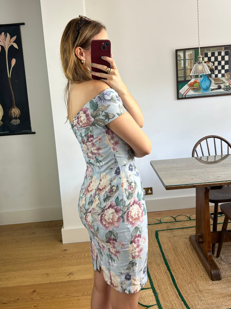 Floral Party Dress - UK 8