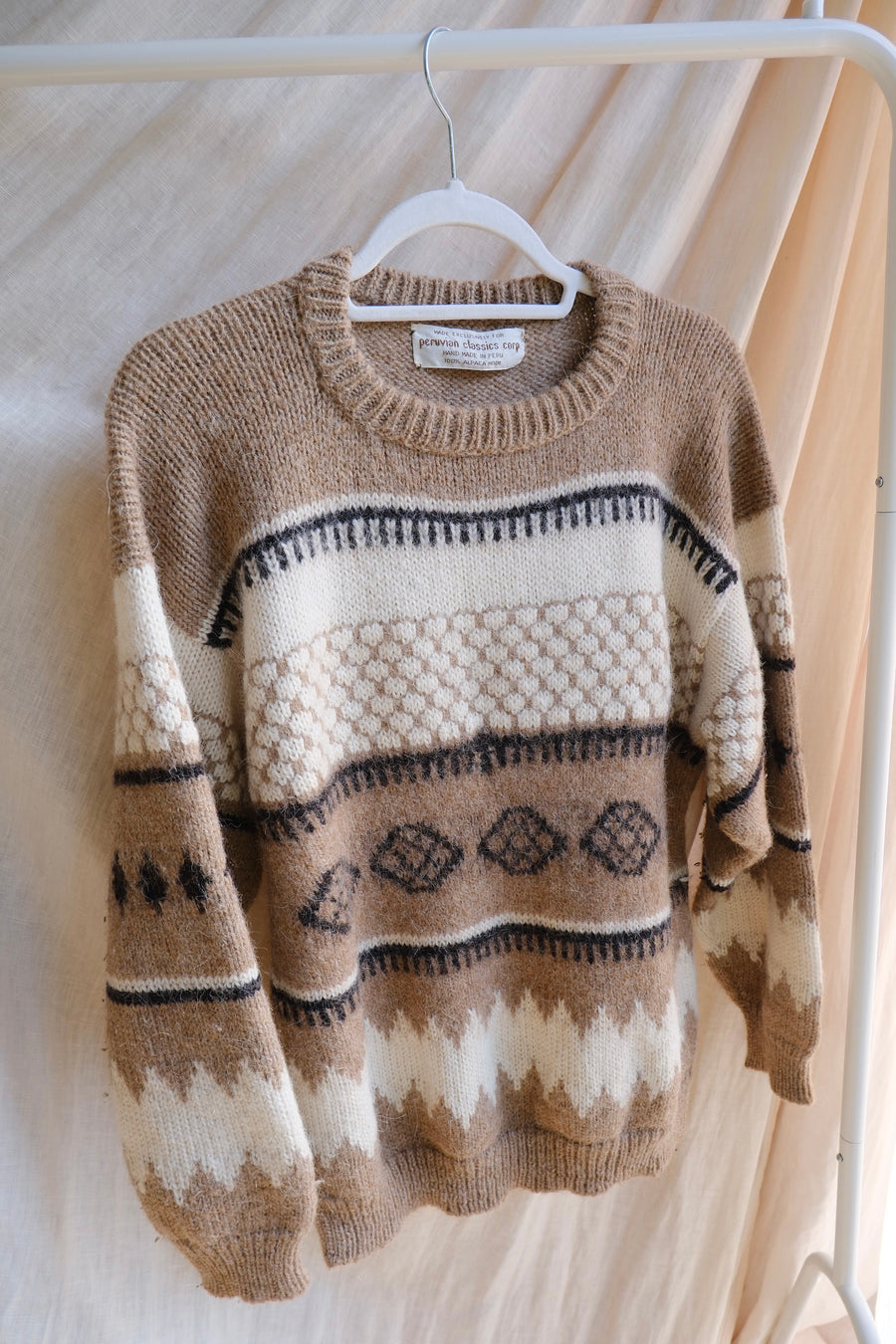 Peruvian Wool Jumper - M
