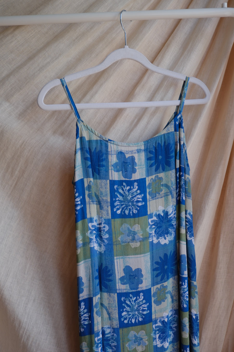 Floral Check Dress - UK 10/12