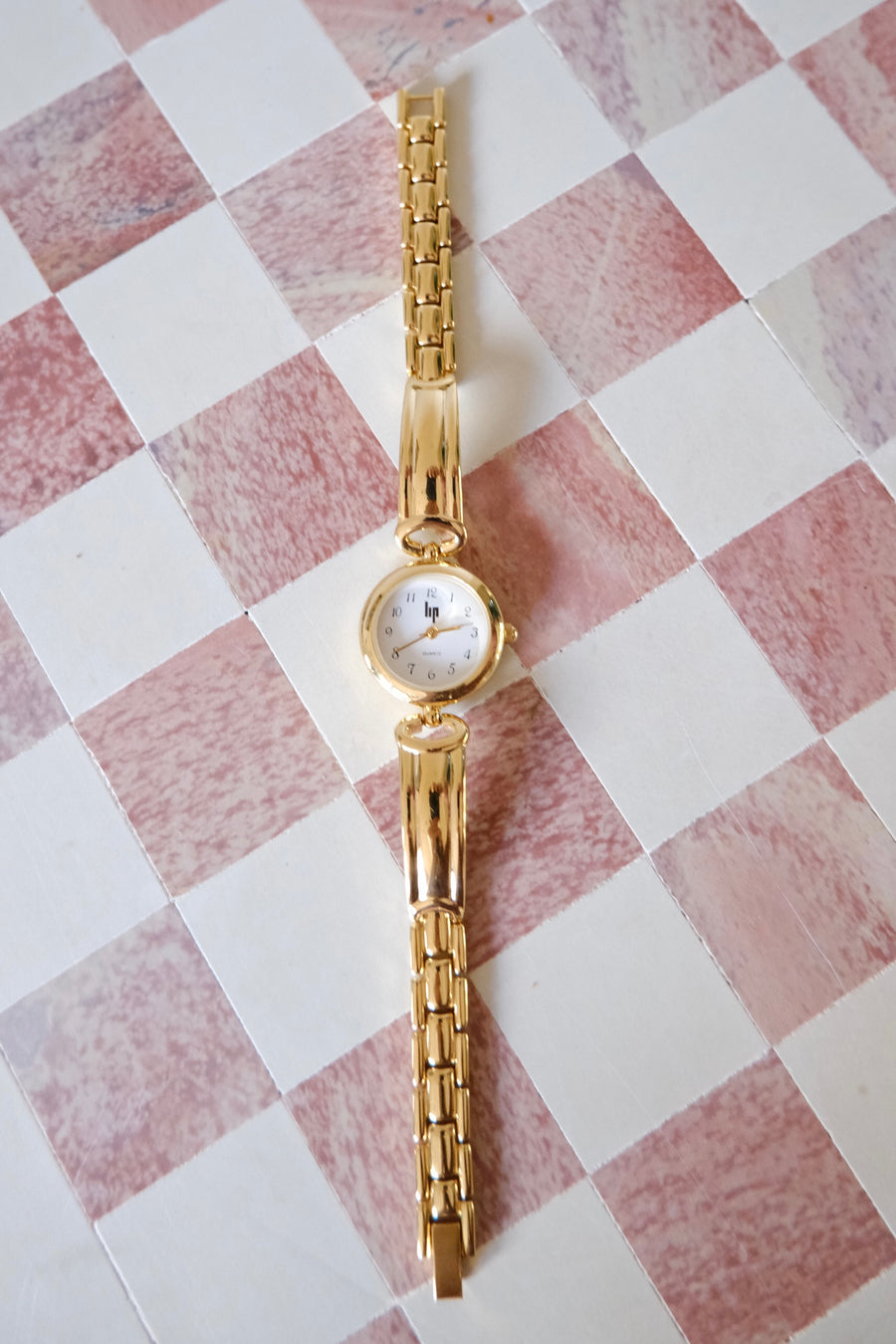 HP Gold Plated Bangle Watch