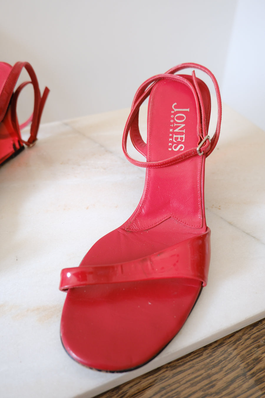 Acrylic Wedge Heels - UK 5