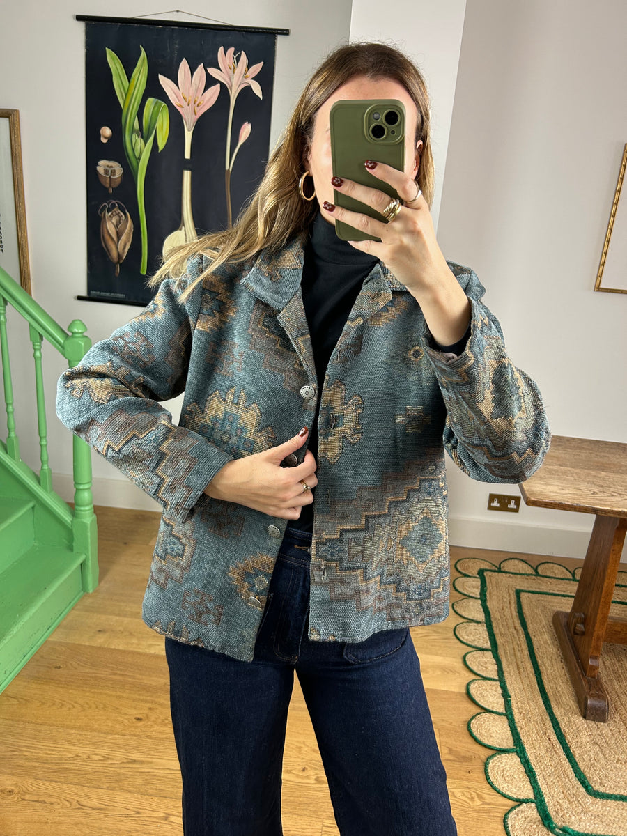 Tapestry Aztec Jacket - M