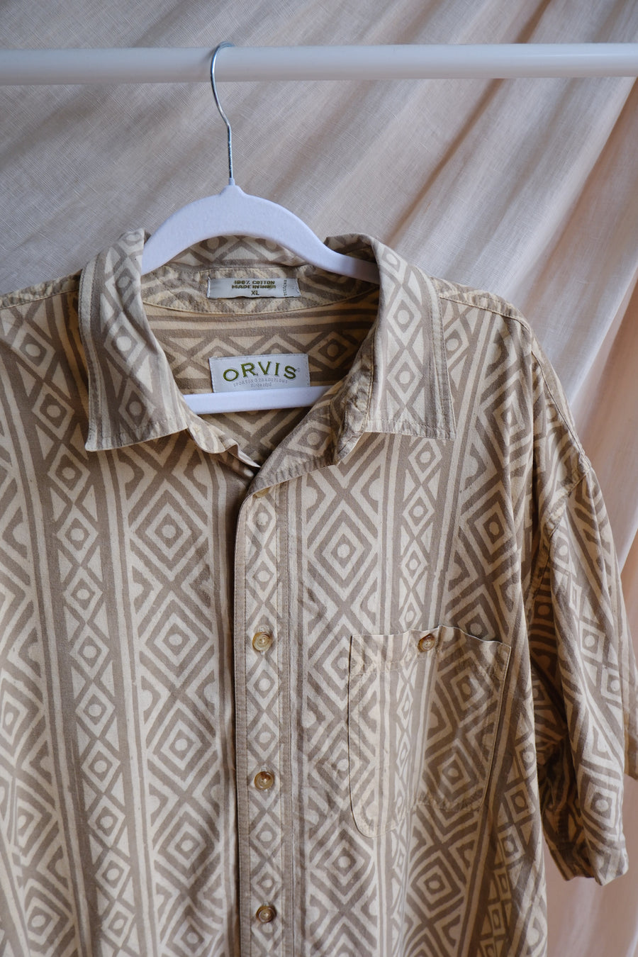Aztec Cotton Shirt - S-XL