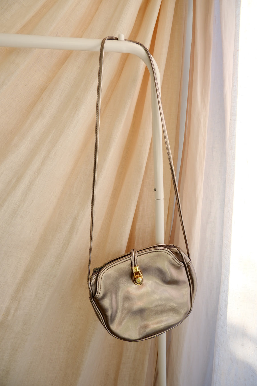 Silver Cross Body Bag