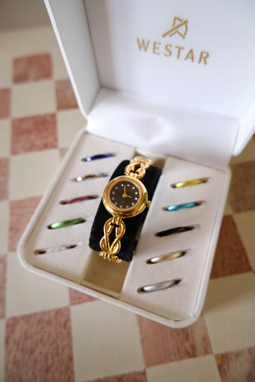Westar Interchangable Bezels Watch