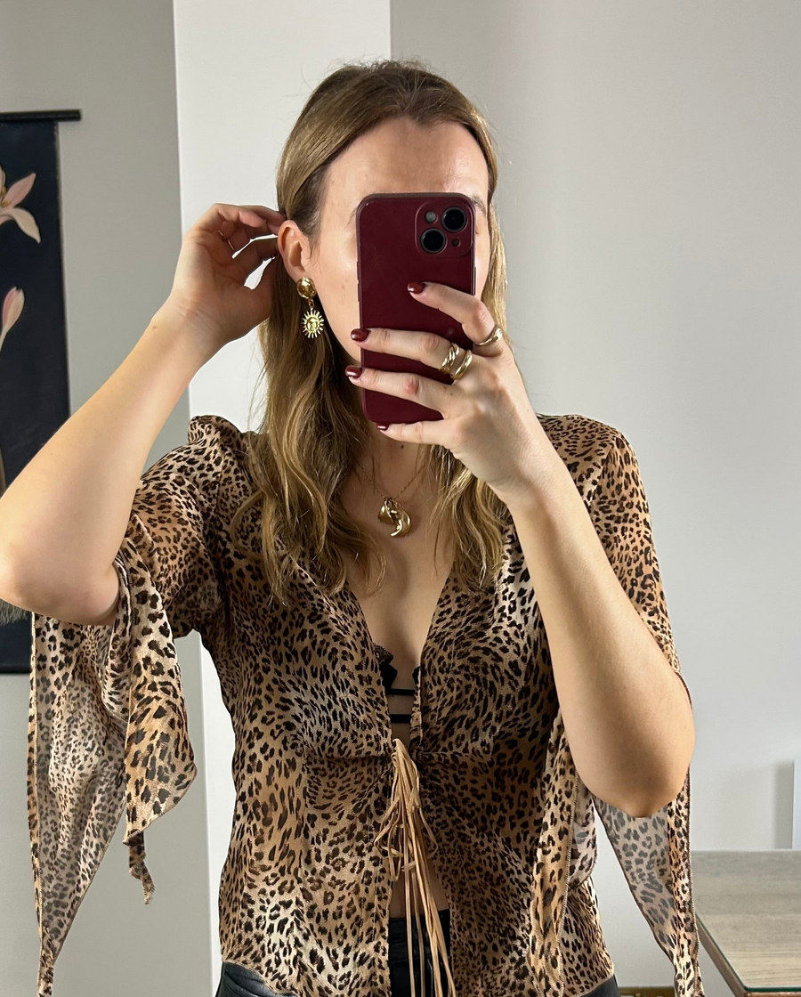 Gold Plated Sun Earrings