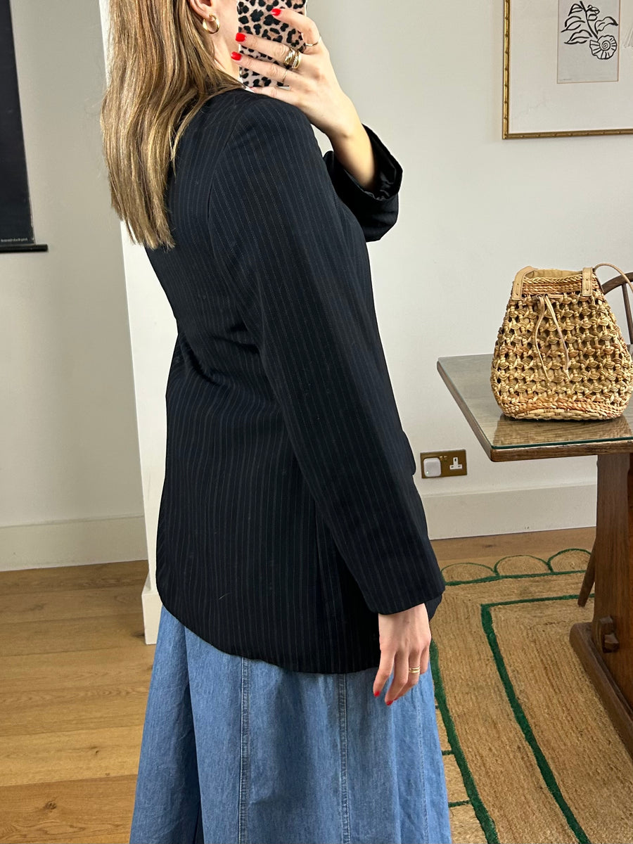 Pinstripe Blazer - S/M