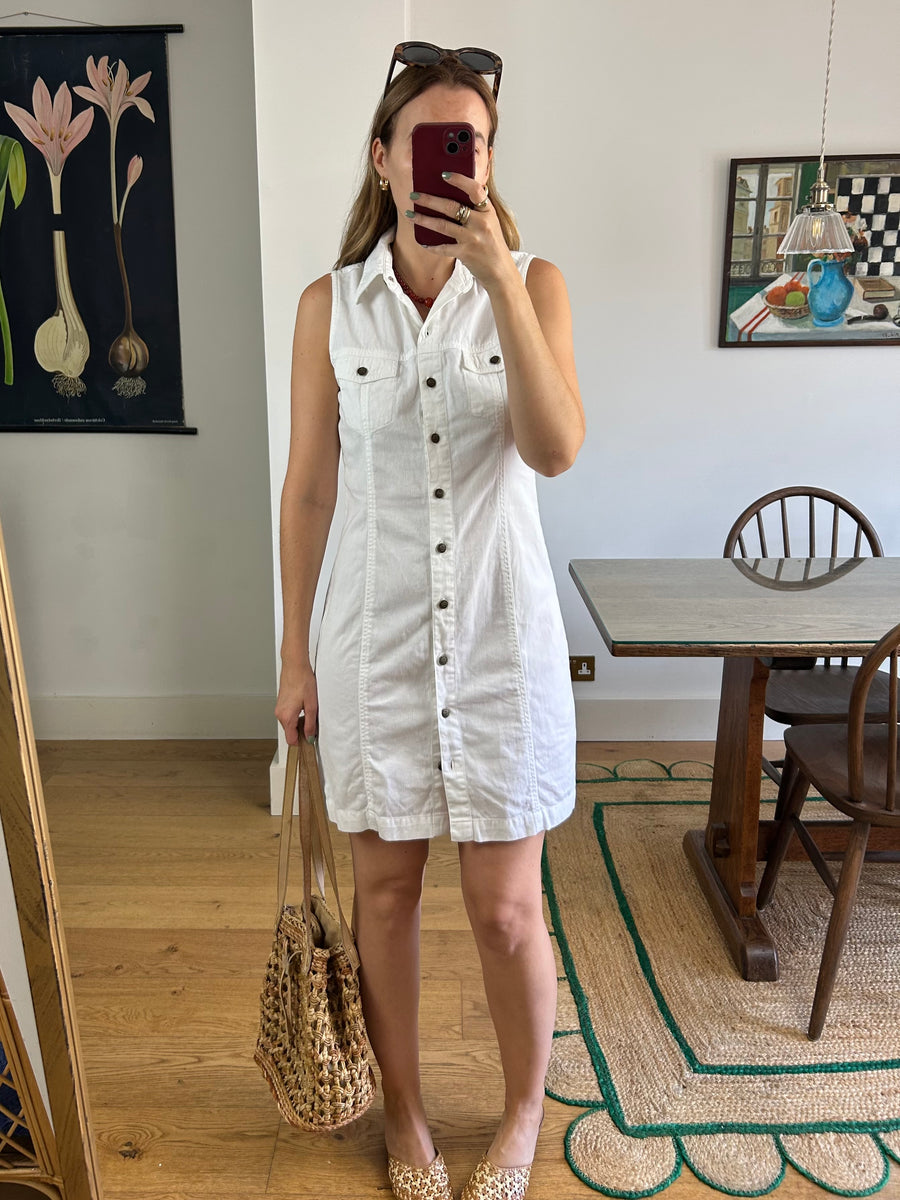White Shirt Dress - UK 10