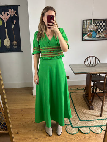 Green Maxi Dress - UK 10