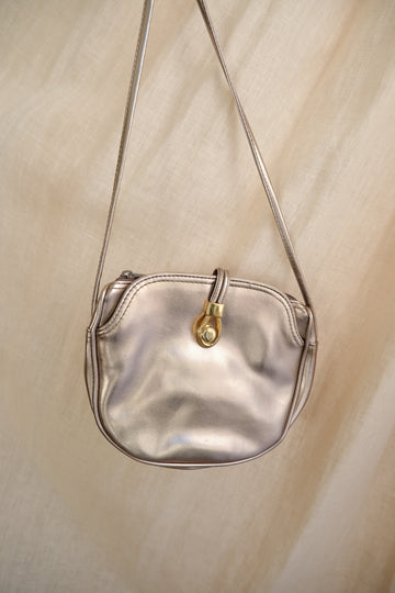 Silver Cross Body Bag