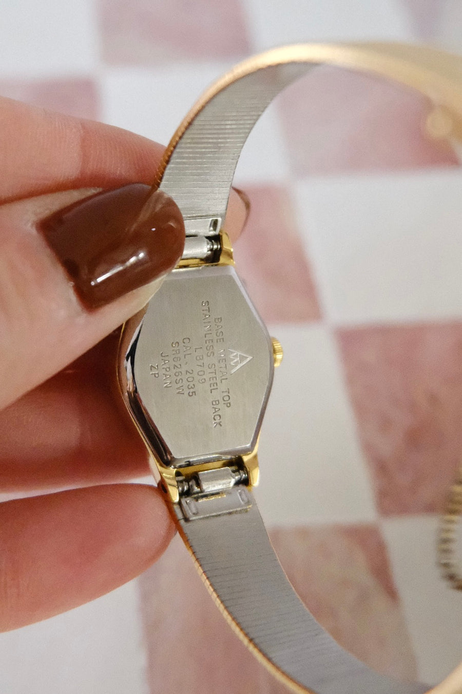 Accurist Gold Plated Octagon Face Watch