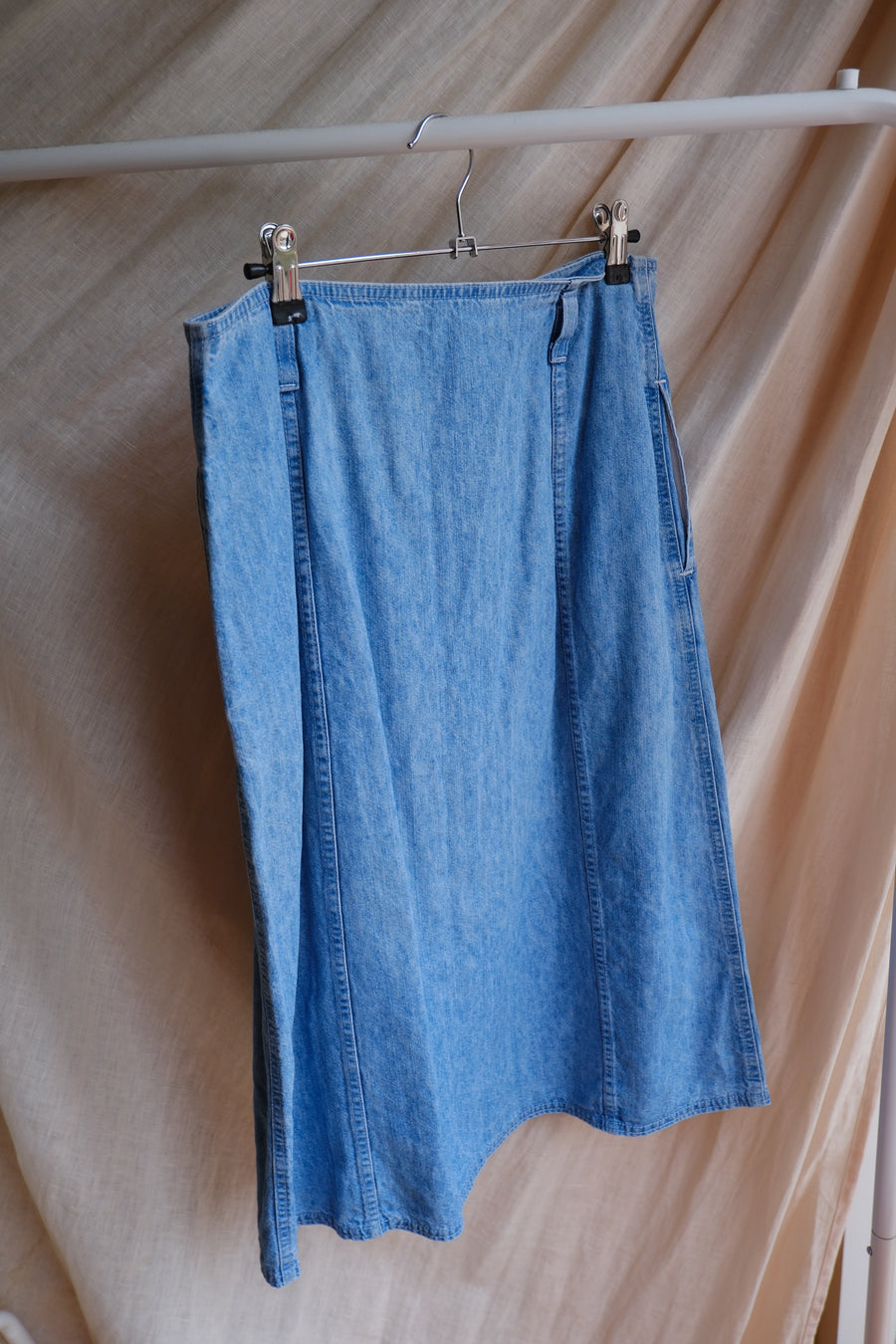 Denim Midi Skirt - UK 10