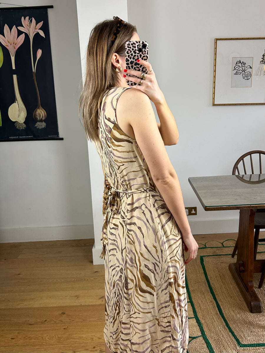 Animal Print Dress - UK 12