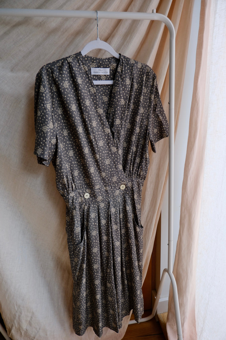 Green Floral Playsuit - UK 10-12