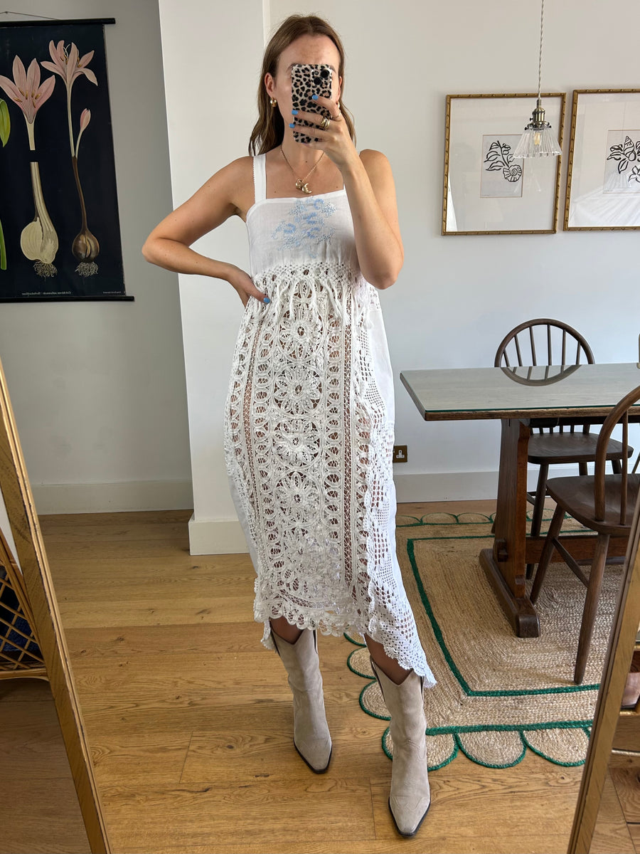 Reworked Lace Dress - UK 8