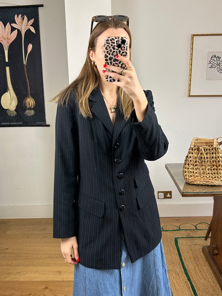 Pinstripe Blazer - S/M
