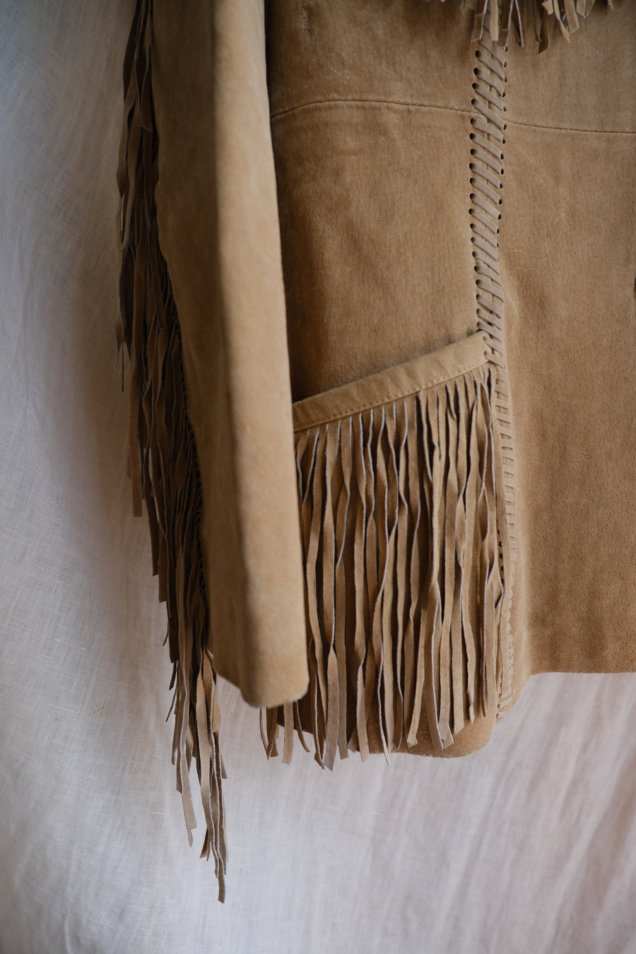 Suede Tassel Jacket - S