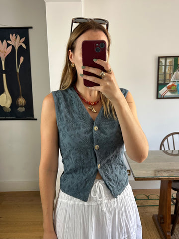 Embroidered Waistcoat - M