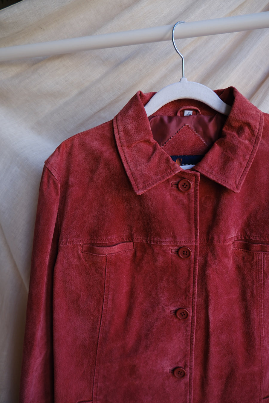Purple Suede Jacket - M